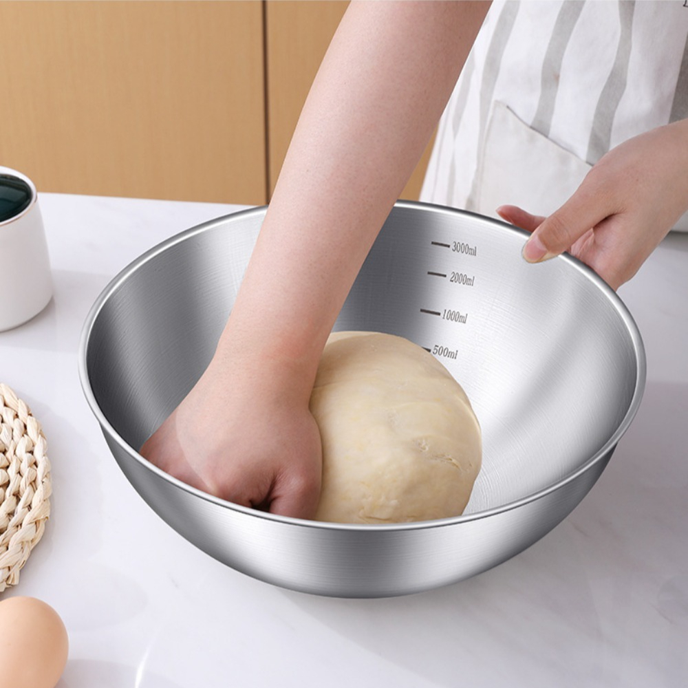 3pcs Stainless Steel Bowl Set  - Kitchen Baking Bowls 리뷰 및 가격