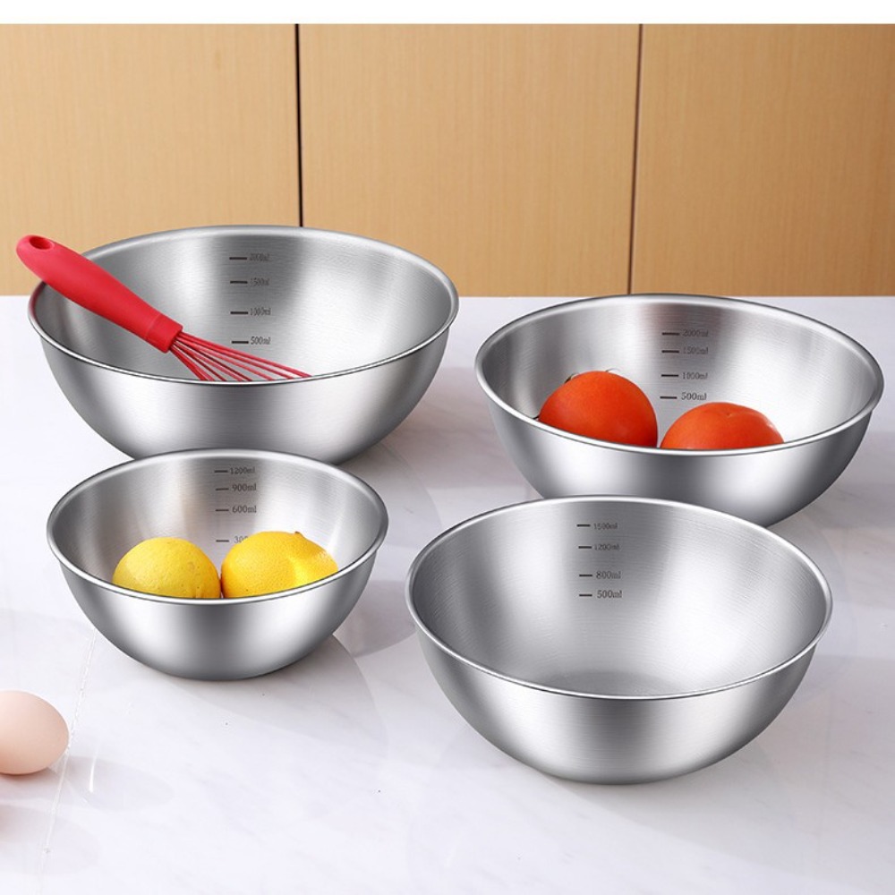 3pcs Stainless Steel Bowl Set  - Kitchen Baking Bowls 리뷰 및 가격