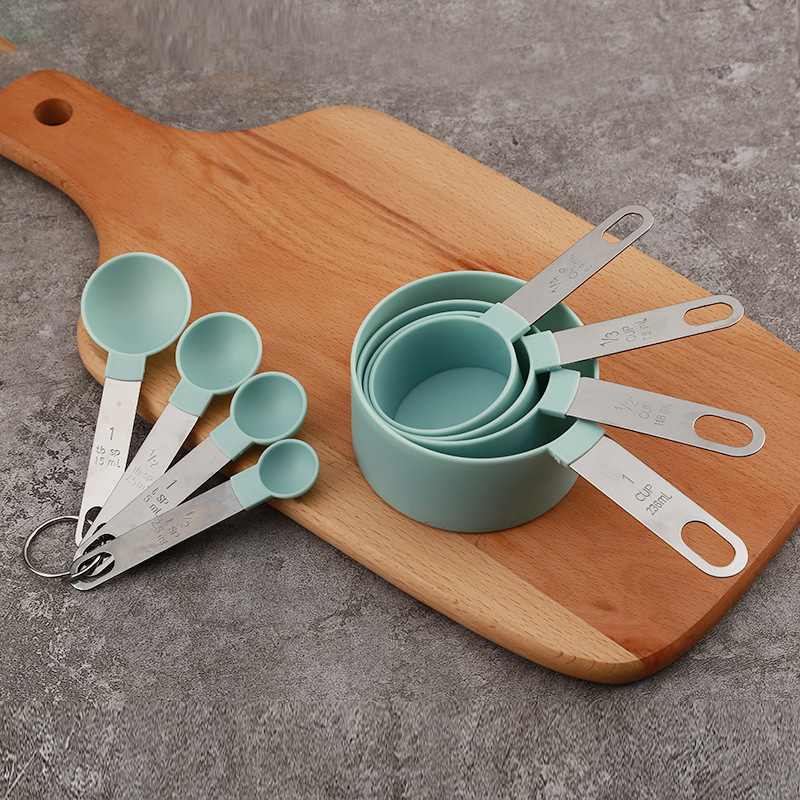 8PCS Measuring Cups Spoons Set - Kitchen Baking Utensil Set 리뷰 및 가격
