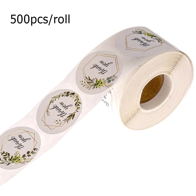 500pcs Thank you Roll Stickers - Kitchen.Baking Labels 리뷰 및 가격