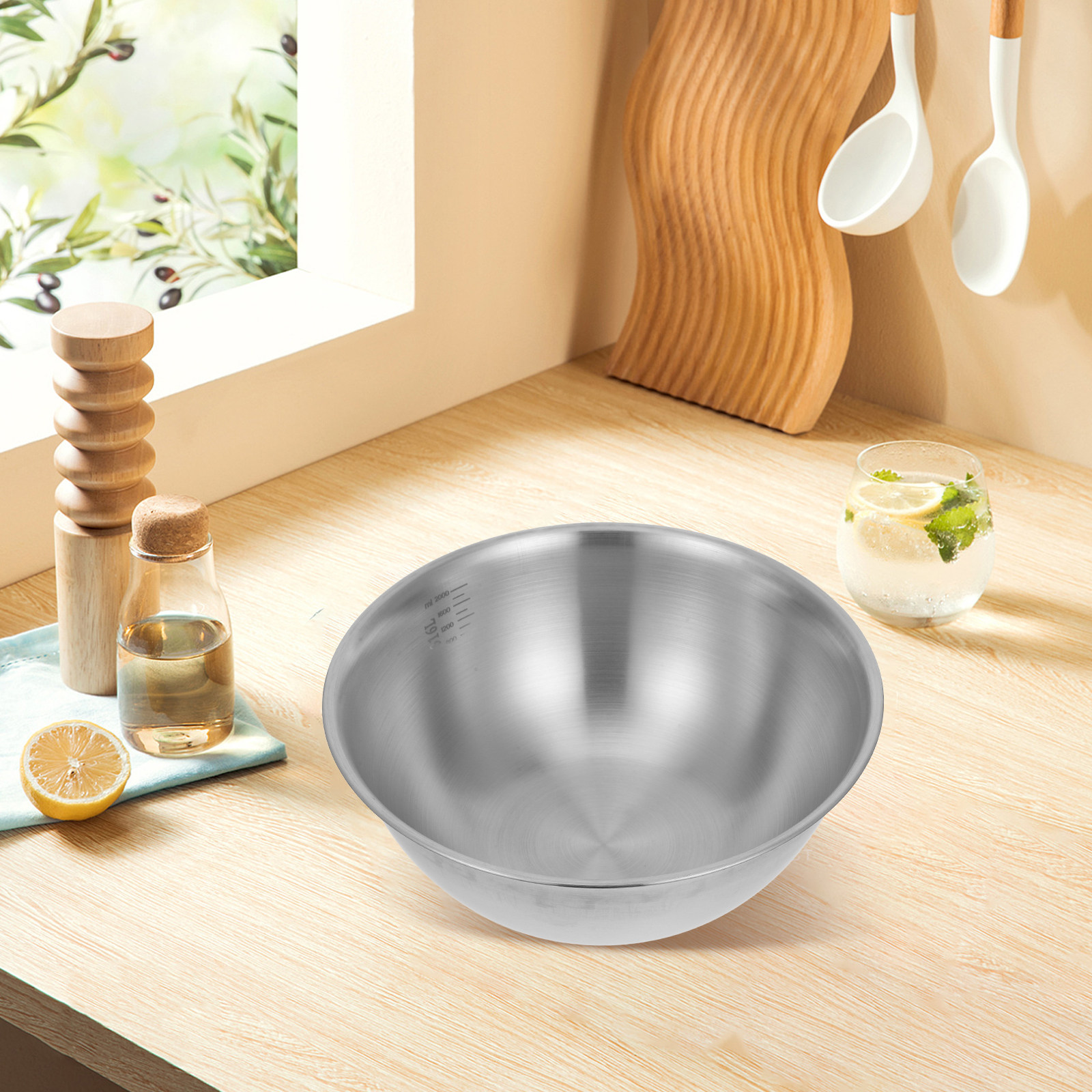 Stainless Steel Mixing Bowl 23 - Kitchen Baking Bowls 리뷰 및 가격