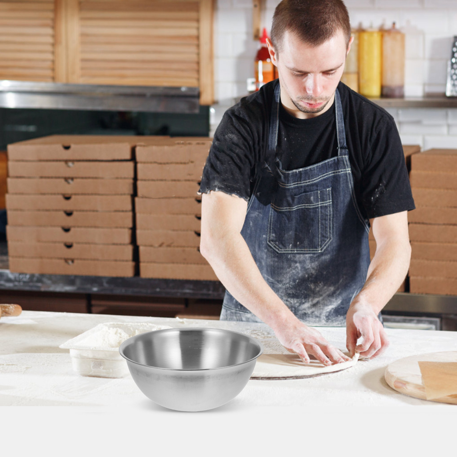 Stainless Steel Mixing Bowl 23 - Kitchen Baking Bowls 리뷰 및 가격