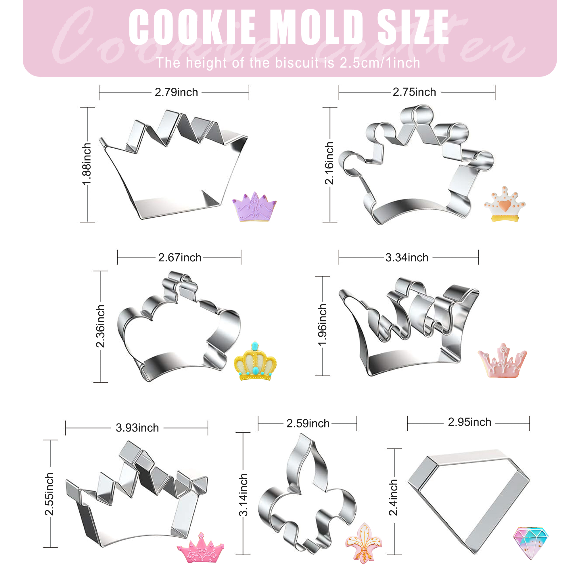 Crown Cookie Cutter Baking Coo - Kitchen Baking Supplies 리뷰 및 가격