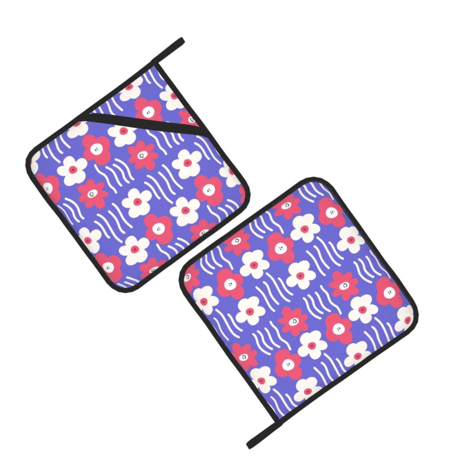 Floral Flowers Pot Holders Set - Kitchen Baking Dishes 리뷰 및 가격