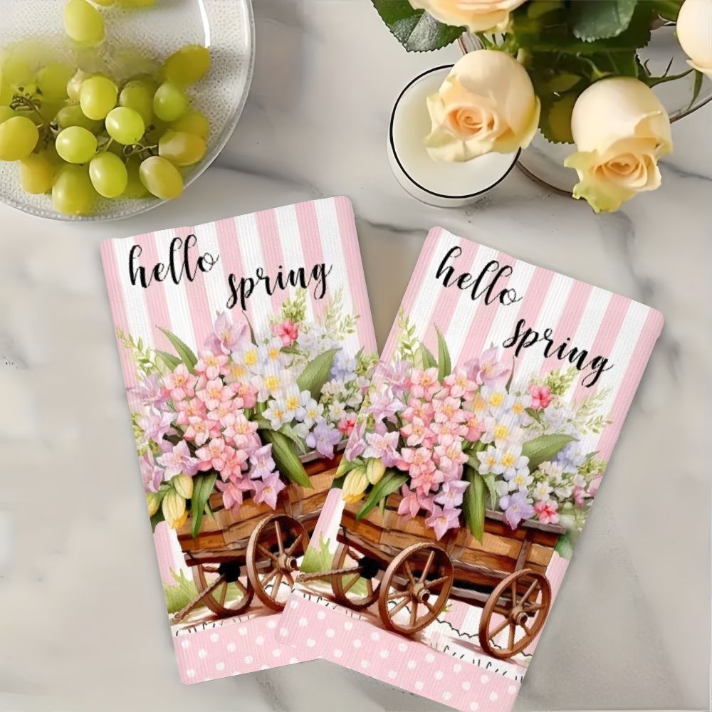 2Pcs, Spring Flower Cart Kitch - Kitchen Baking Cart 리뷰 및 가격