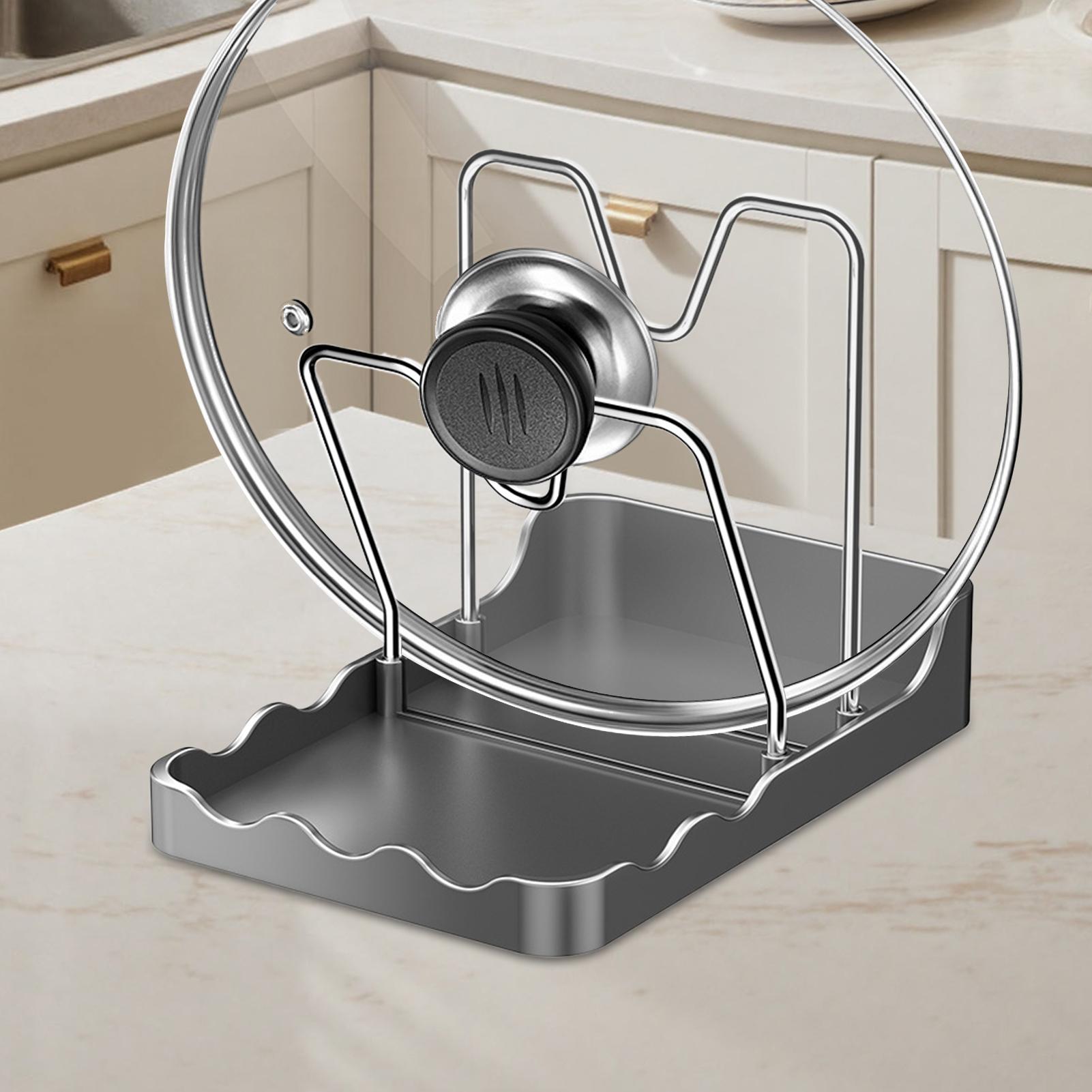 Pot Lid Organizer Vertical Spo - Kitchen Baking Tray Rack 리뷰 및 가격