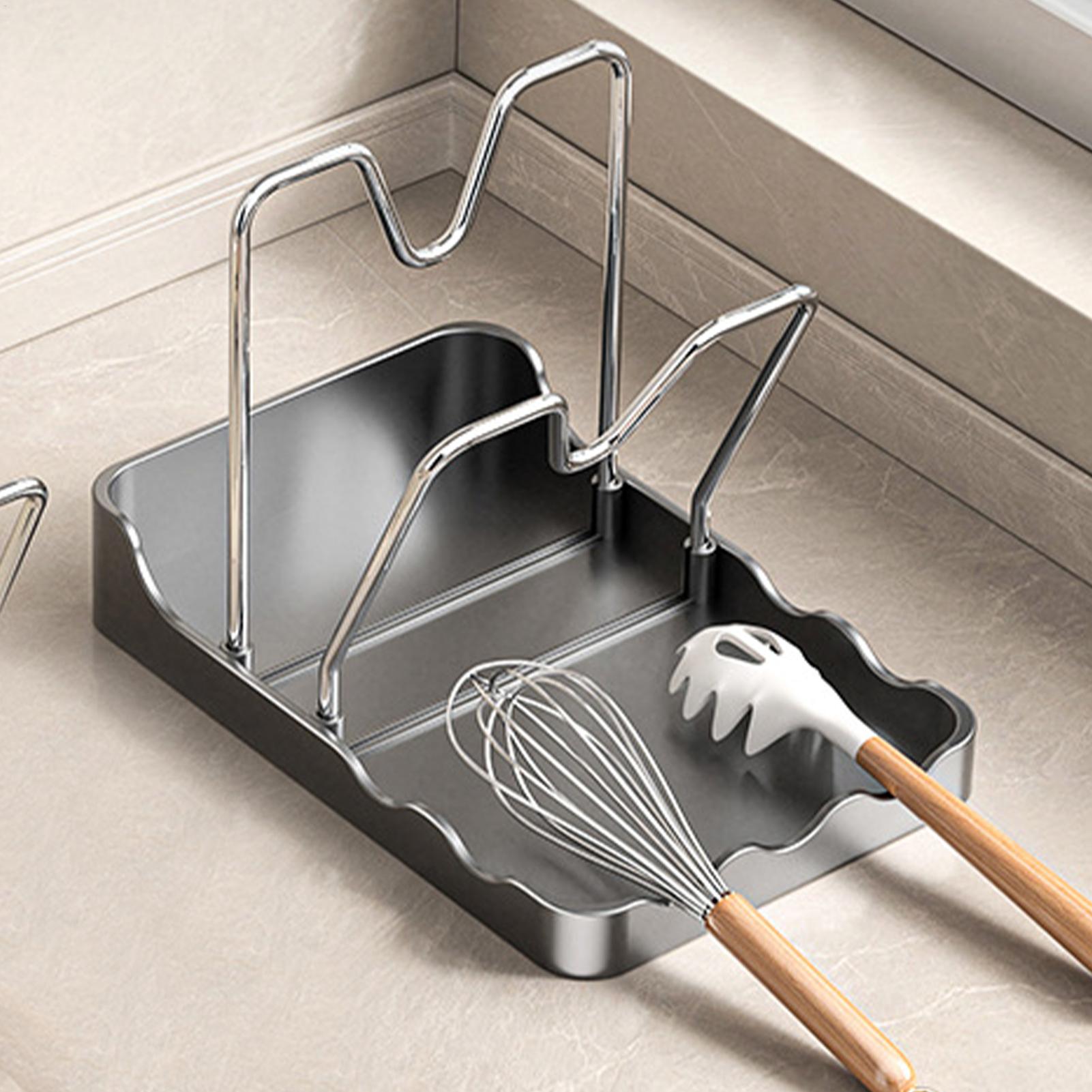 Pot Lid Organizer Vertical Spo - Kitchen Baking Tray Rack 리뷰 및 가격