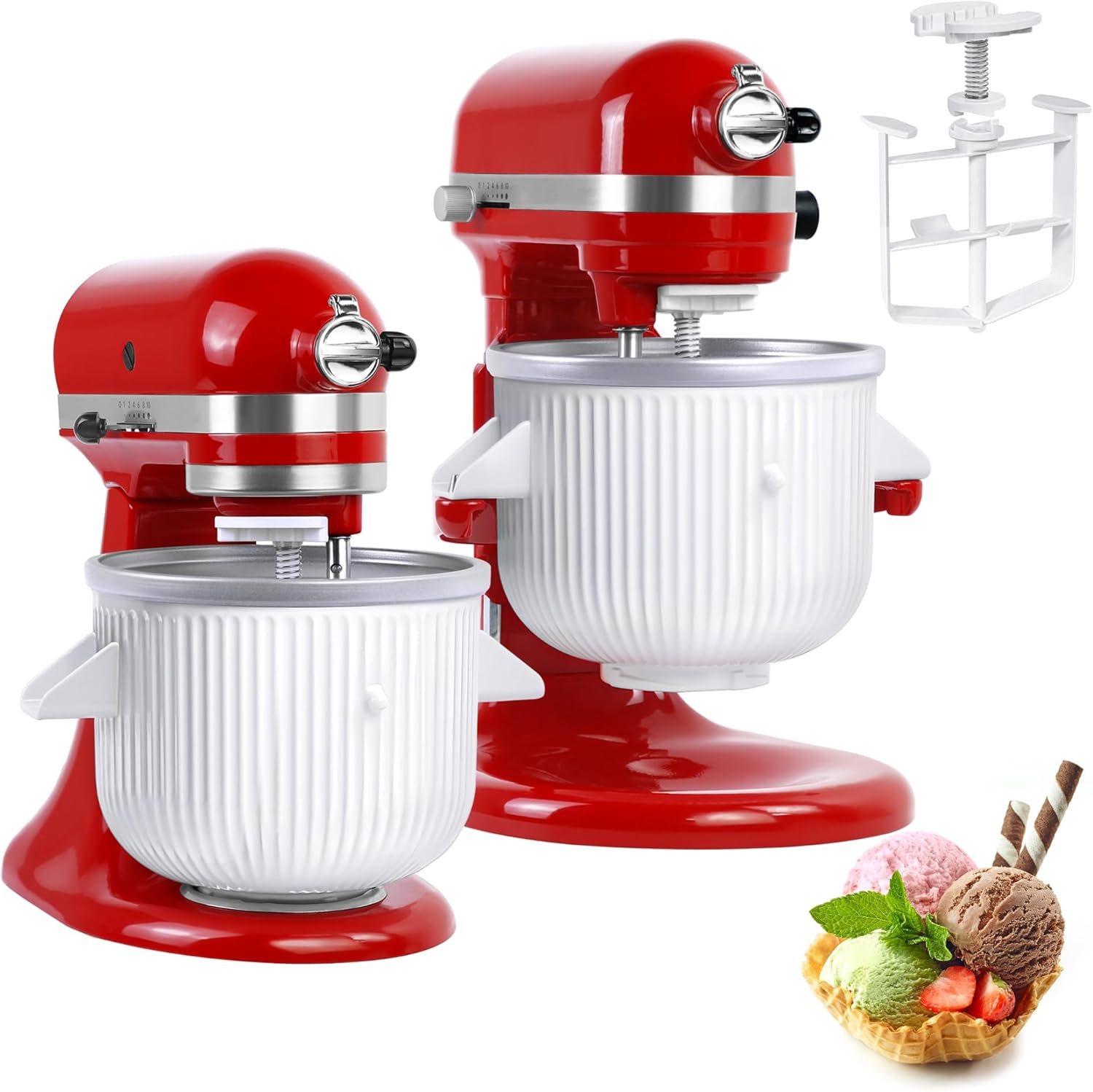 Ice Cream Maker Attachment for - Kitchenaid Baking Set 리뷰 및 가격