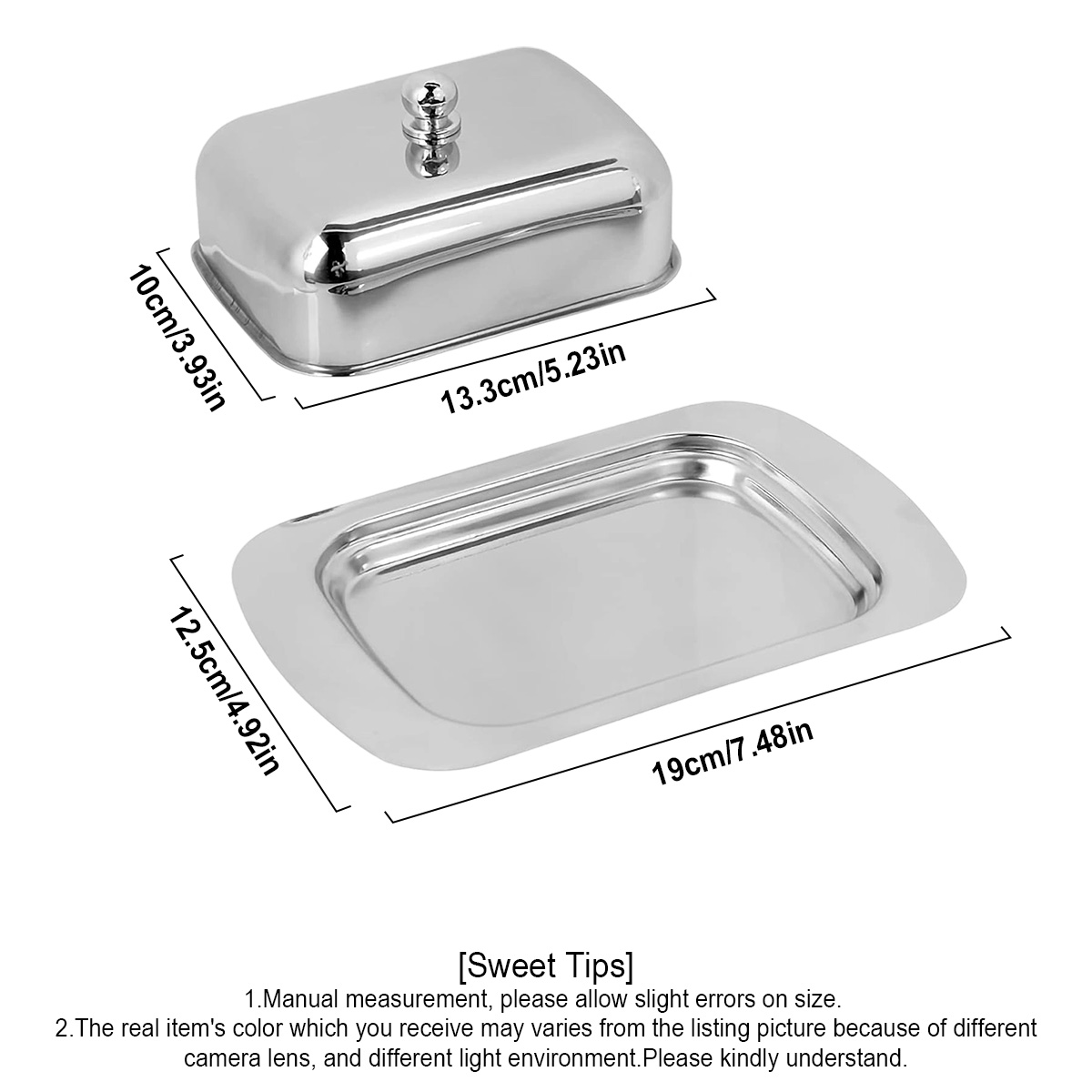 1PC Stainless Steel Butter Dis - Kitchen Baking Dishes 리뷰 및 가격