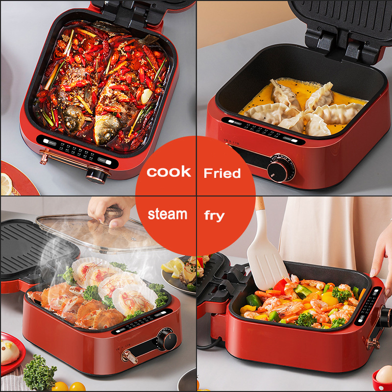 Rice Cooker Smokeless Frying P - Kitchen Baking Appliances 리뷰 및 가격