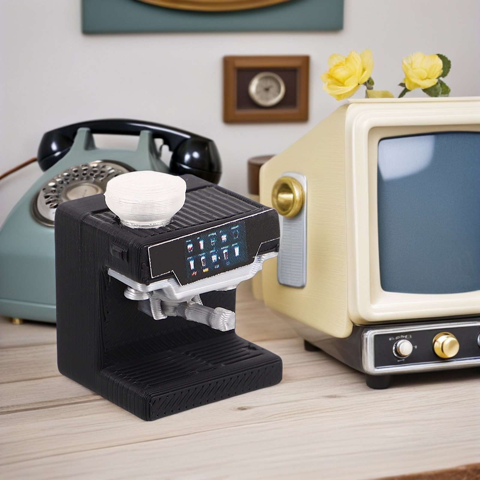 Mini Coffee Machine Dollhouse  - Kitchen Baking Appliances 리뷰 및 가격