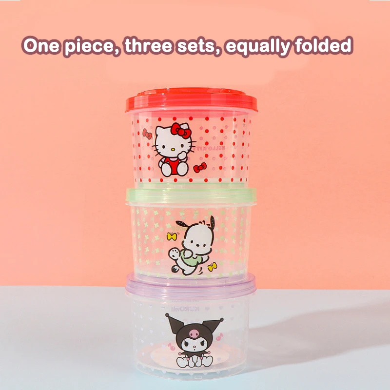 Kitty Bento Box Set 3 Pieces C - Kitchen Baking Tins 리뷰 및 가격